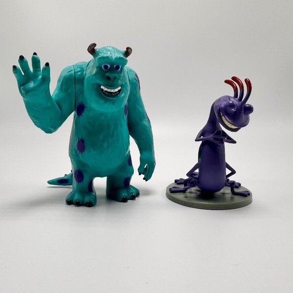 Disney Monsters Inc. Sully & Randall Figurines Lot of 2 - Picture 1 of 3